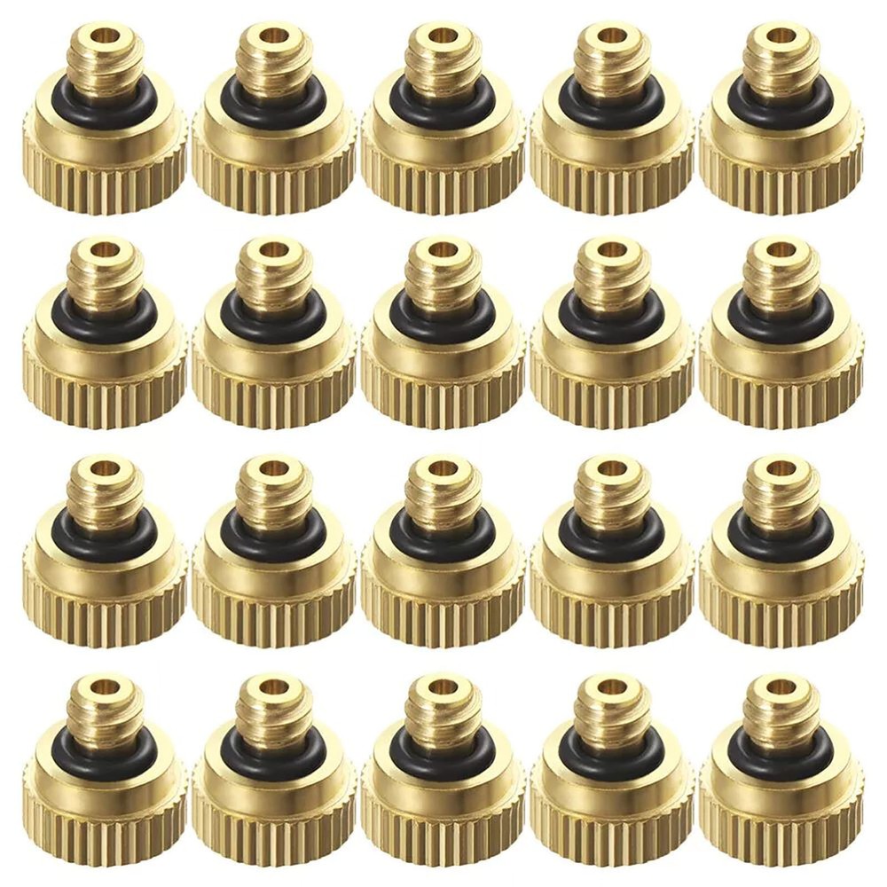 20PCS Duarble Brass High Pressure Outdoor Atomizing Misting Sprinkle Nozzle