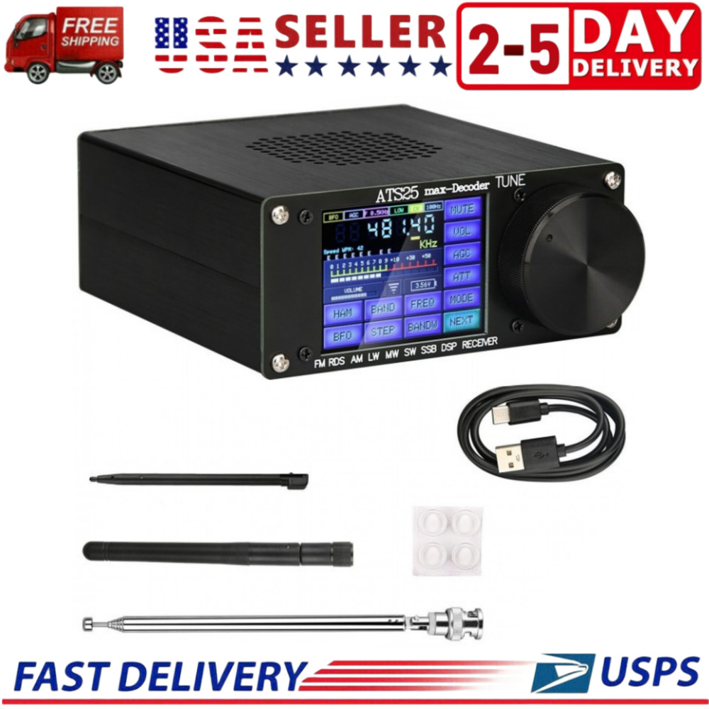 HamGeek ATS25max-Decoder Si4732 Full Band Radio Receiver DSP SW Official Version
