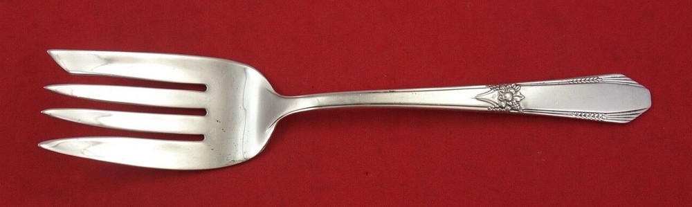 Laurier by Northumbria Sterling Silver Cold Meat Fork 8 5/8"