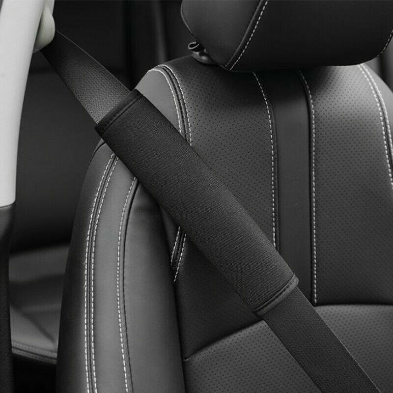 4 Pcs Universal Soft Seat Belt Set Cover Shoulder Pad Strap Protector Car Truck