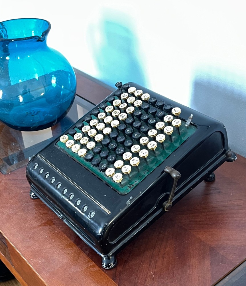 Antique Burroughs Class 5,  10 Column, Key-Driven (Comptometer) Calculator