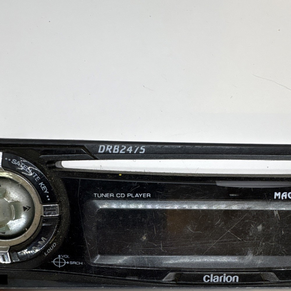 Clarion DRB2475 Car Stereo Replacement Faceplate, Untested