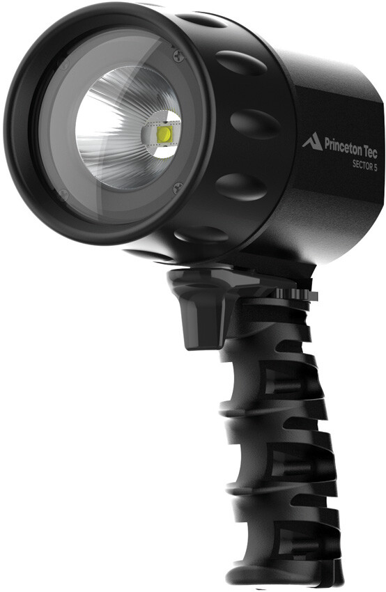 New Princeton Tec Sector 5 Dive Light Black S522-BK