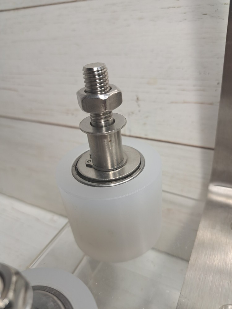 Gate Roller Guide Adjustable Sliding Gate Nylon Roller 1 5/8'' with L Shaped