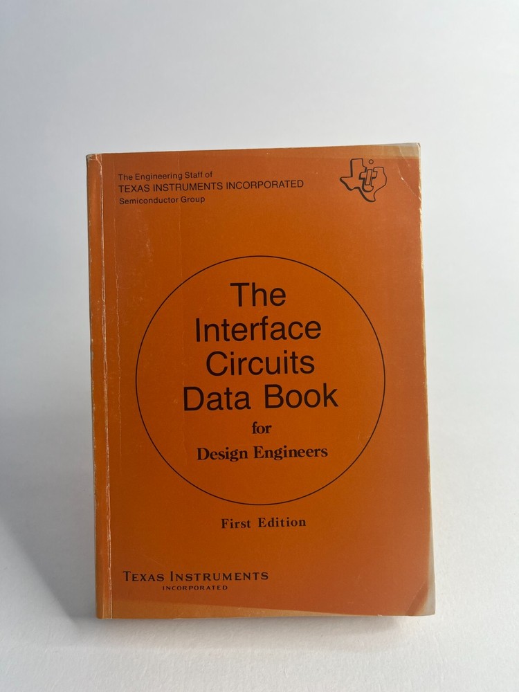 The Interface Circuits Data Book 1st Edition!! Vintage!!