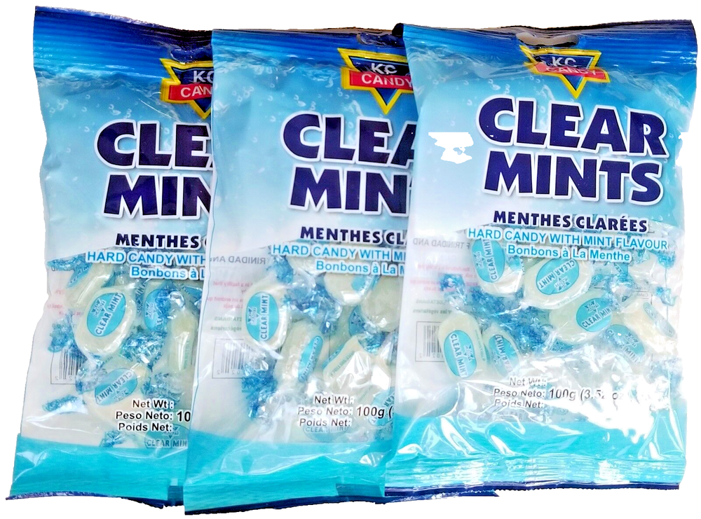 Clear Mints by KC 3.52 oz each ( 3 - pack )