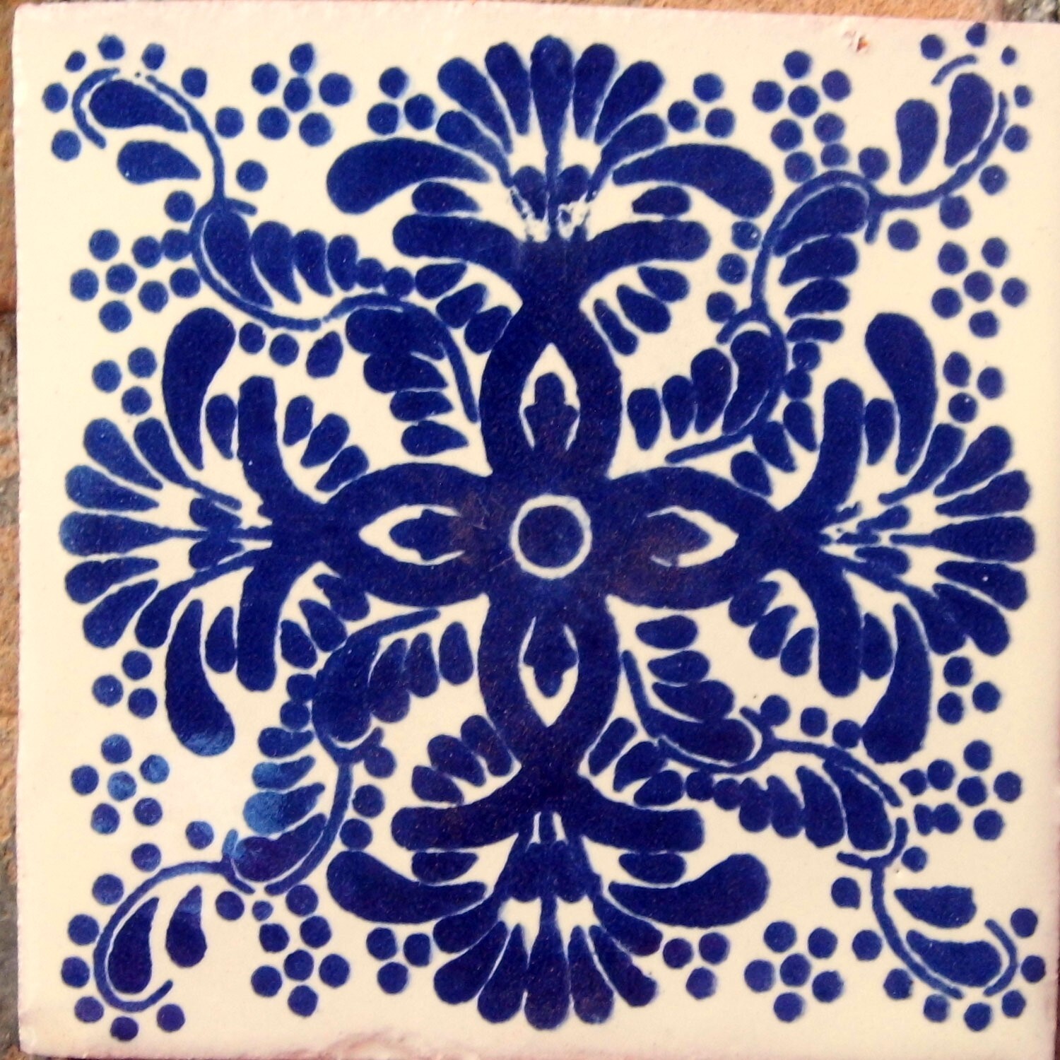 DESIGN C#039 MEXICAN HANDMADE TILE, GET AS MANY YOU NEED !!