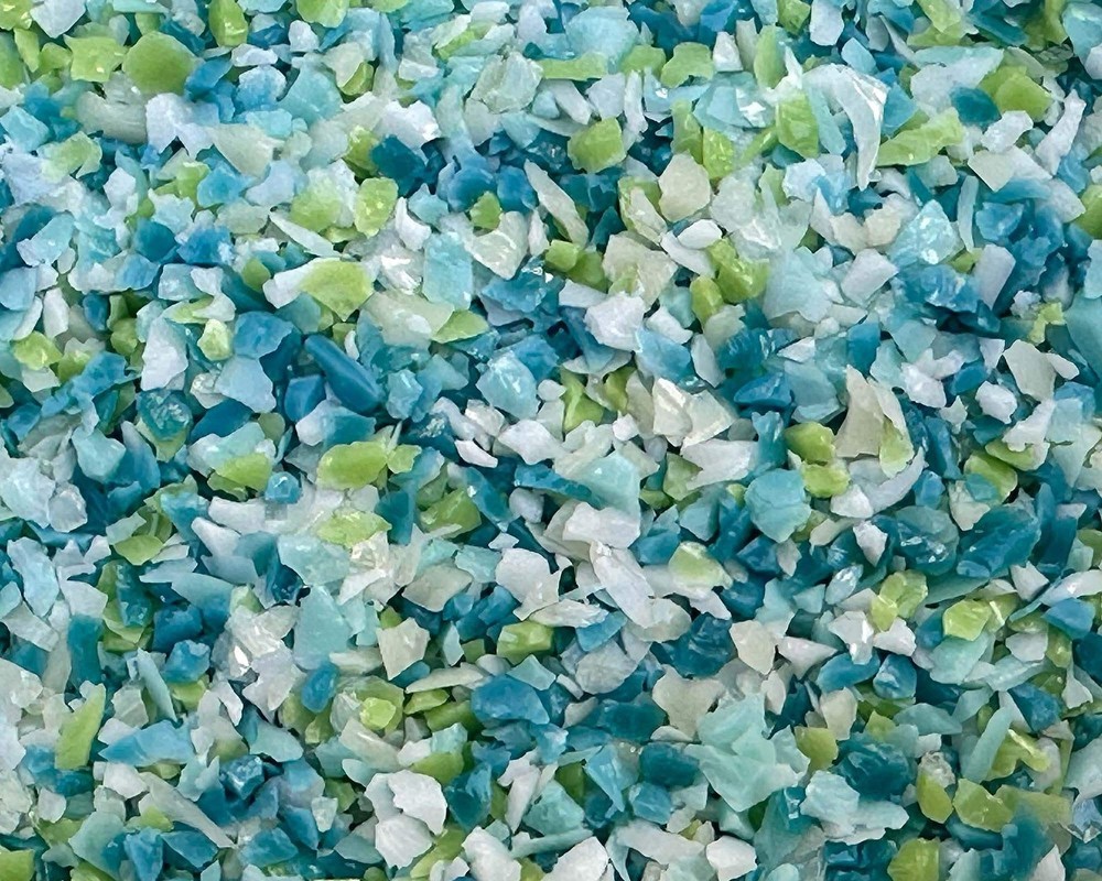 Aqua Lagoon Frit Blend, 2 oz, 96 COE