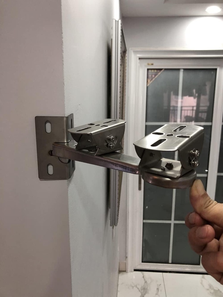 Security Camera Corner Pole Mounting Bracket Wall Mount 2 20cm Loops 1 PC