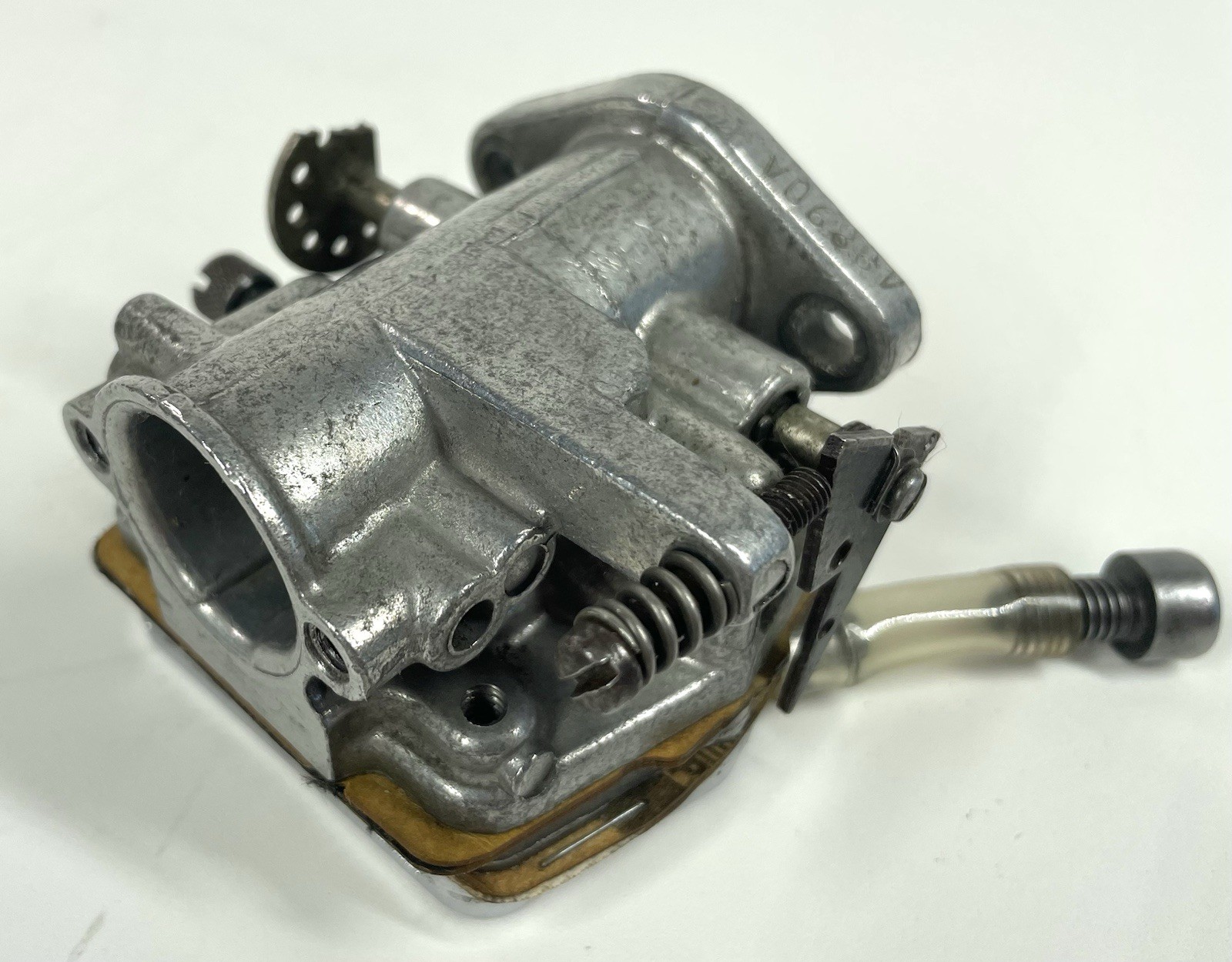 McCulloch Flat Back Chrome Carburetor 48890A Engine Go Kart Vintage Racing MC