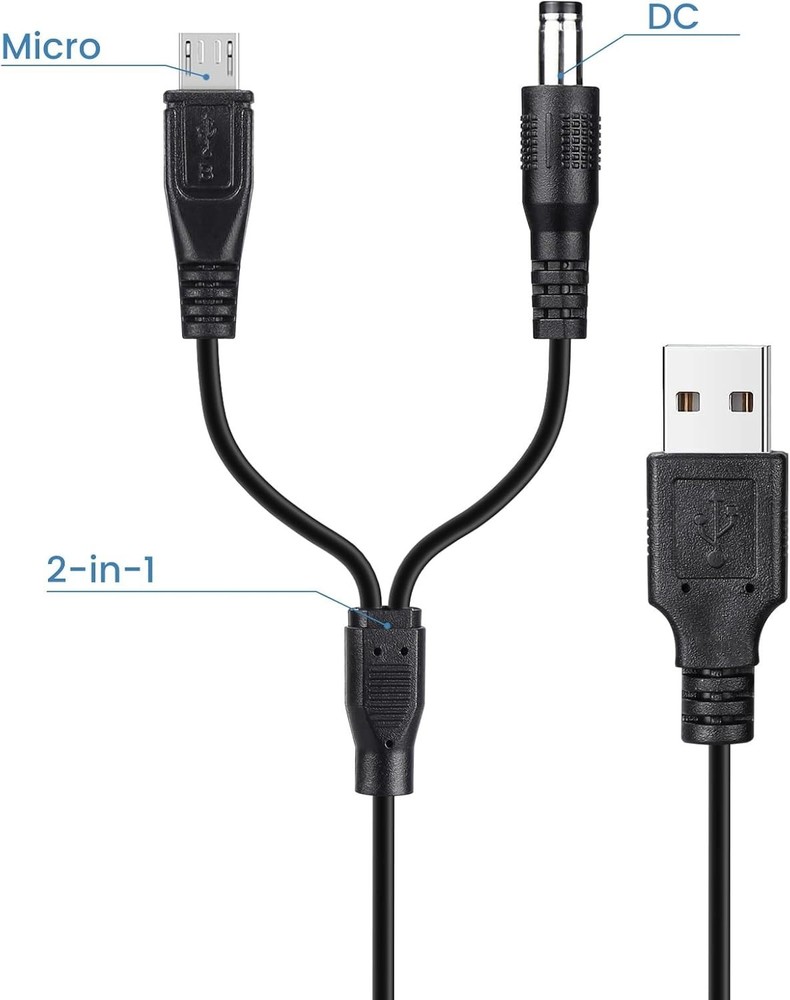 2 Pack USB Charging Cable 3.3 Feet for Dog Training Collars and Remotes