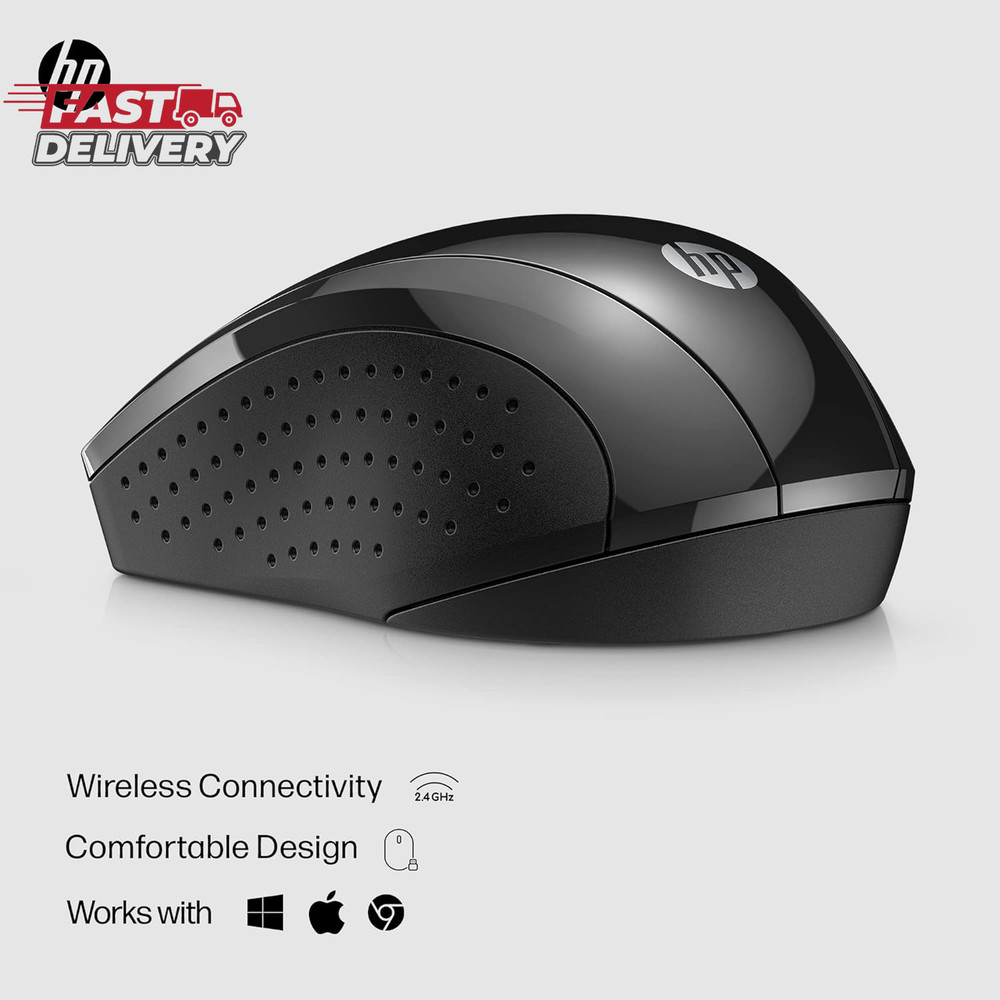 HP X3000 G2 Wireless Mouse - Ambidextrous 3-Button Control, & Scroll Wheel - Mul