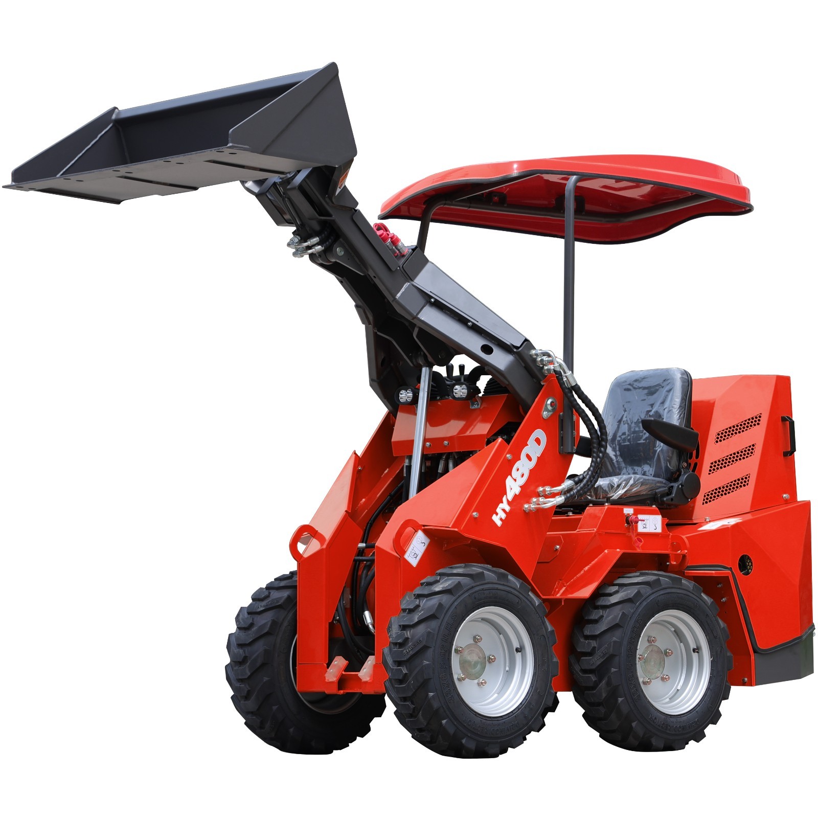 B&S 23HP Ride-On Wheeled Mini Skid Steer Loader with EPA Engine