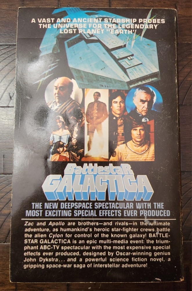 Battlestar Galactica Paperback Book 1978