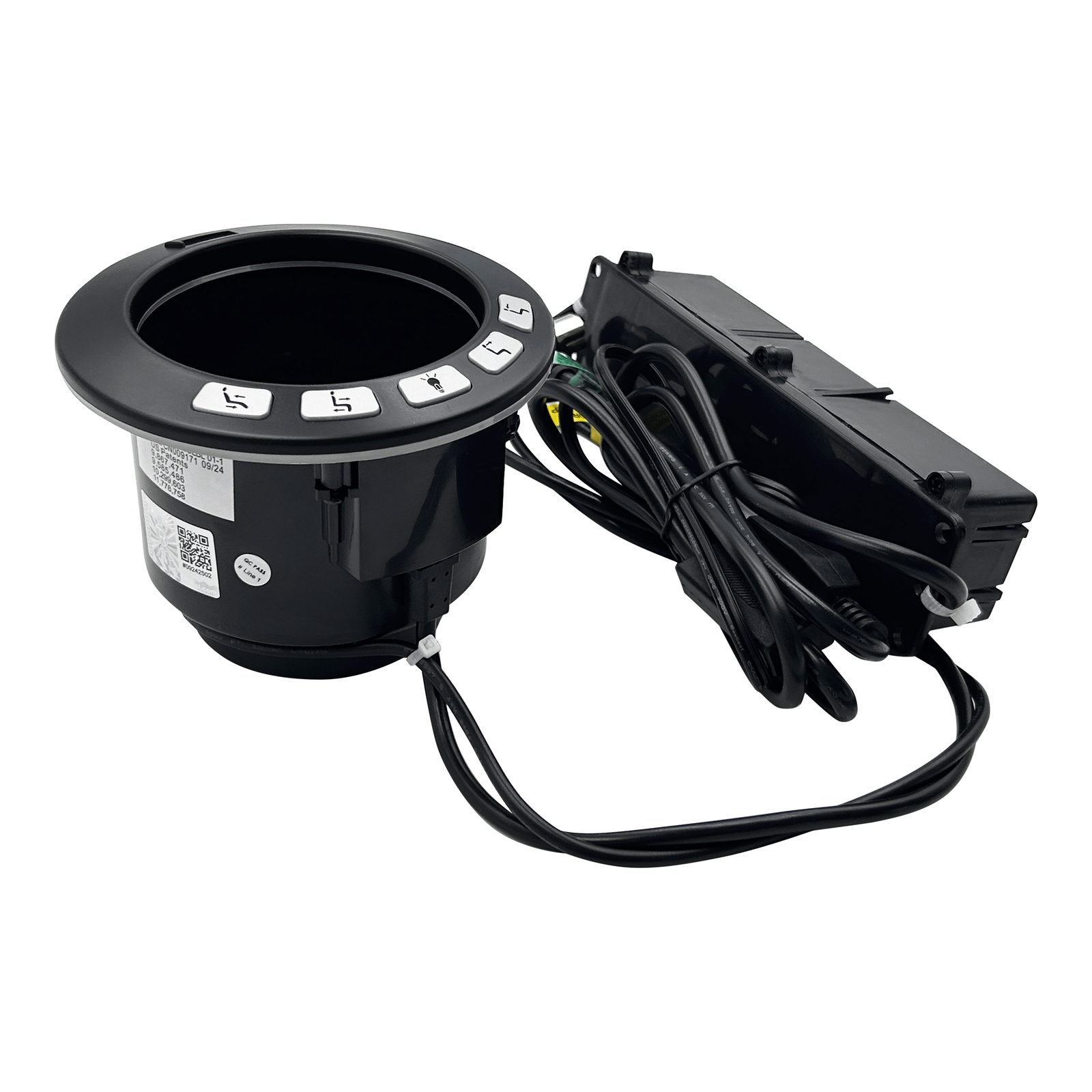 Raffel Systems Power Recliner Theater Cup Holder CHB R2ULBL 01-1 with USB Light