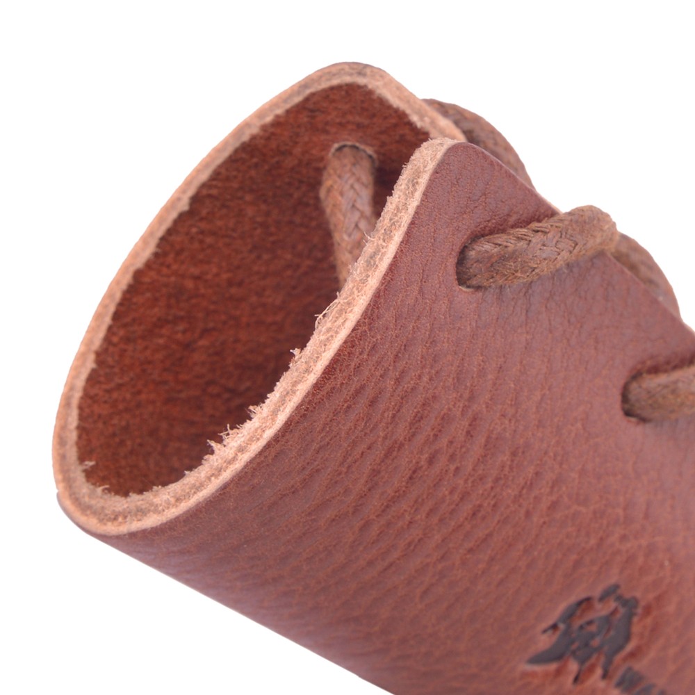 Quality Brown Leather Axe Handle Guard Collar Holster /Axe Protector Covers