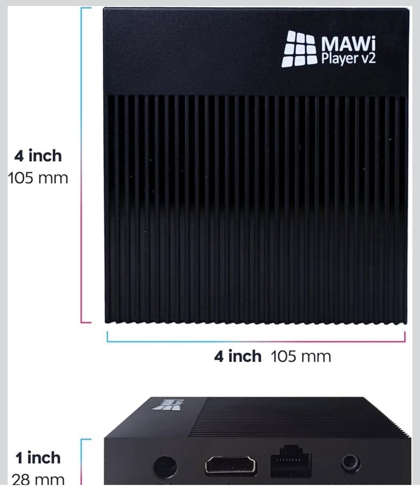 MAWi Player V2 Multi Purpose Player For One Premise Or Cloud Base AV Over IP