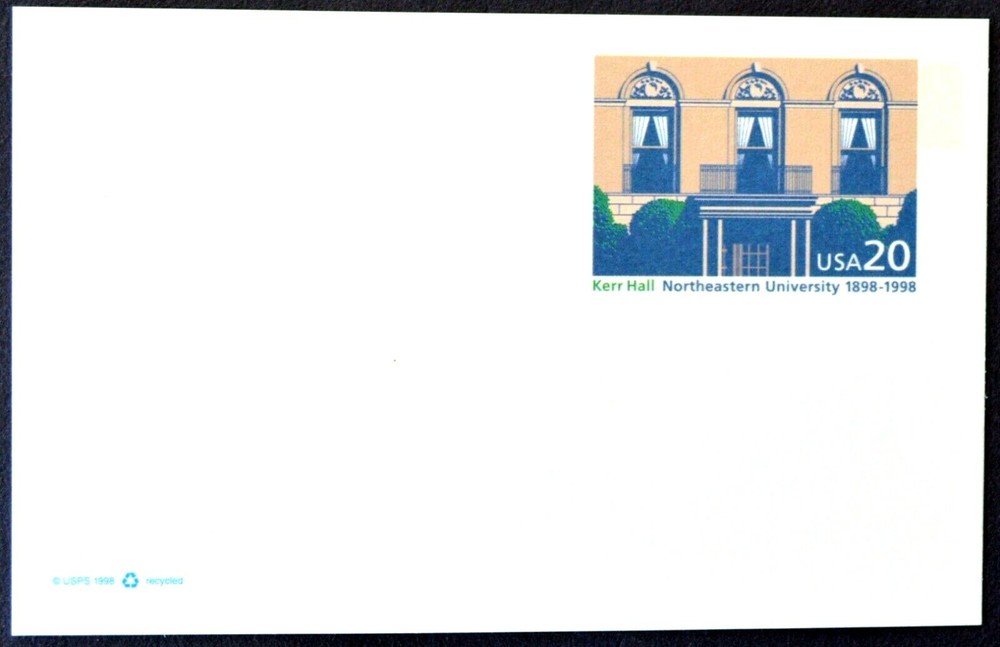 1998 US Sc. #UX298 postal card, 20 cent, mint, sharp corners, excellent shape