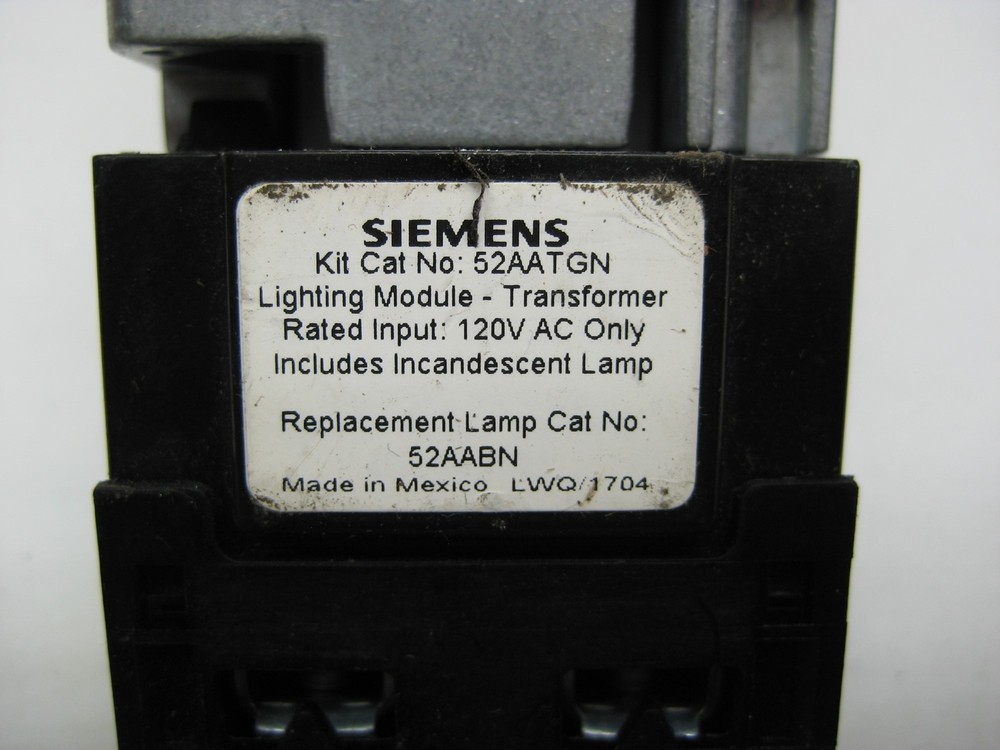SIEMENS 52AATGN RED PILOT LIGHT NSNP