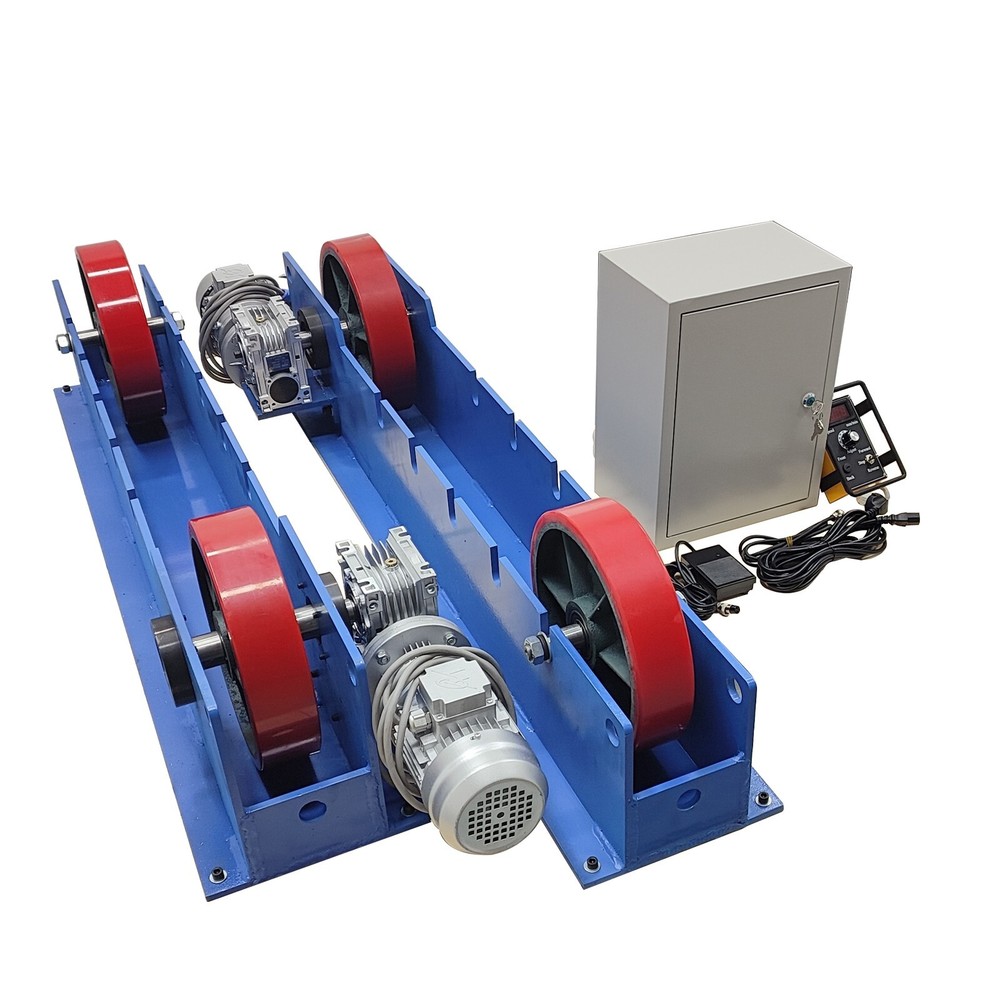 220V 3T Line-Control Double Power Welding Turning Roller Rack Welding Bench