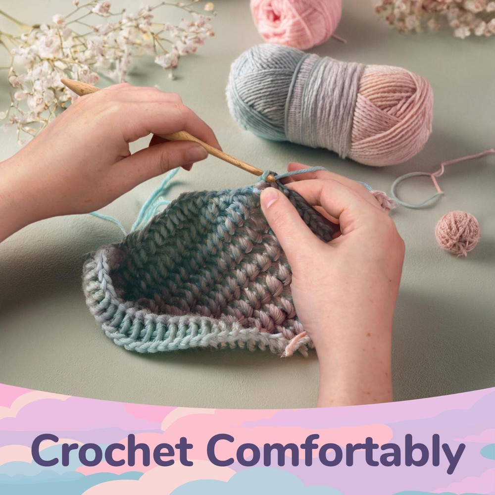 JubileeYarn Ergonomic Bamboo Crochet Hooks
