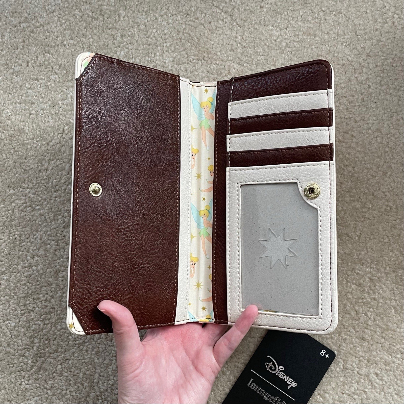 Loungefly Disney Peter Pan Tinker Bell Quilted Wallet