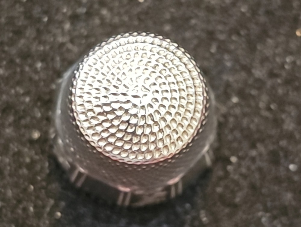 ANTIQUE 925 STERLING SILVER THIMBLE MARKED INSIDE