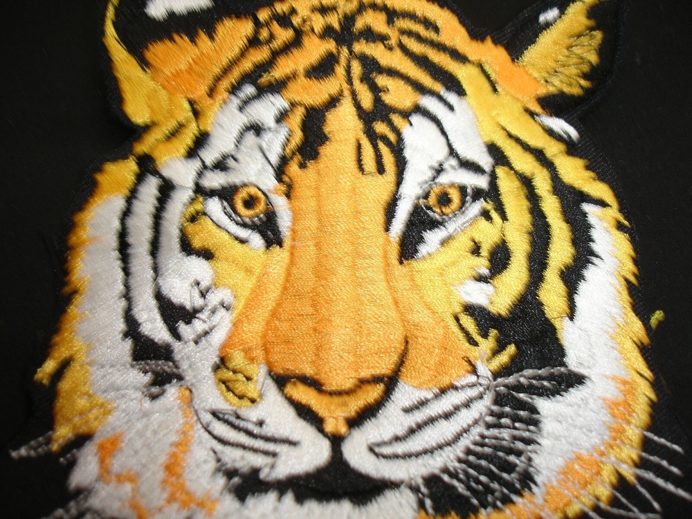 Tiger Head Patch Large detailed patch 1 patch