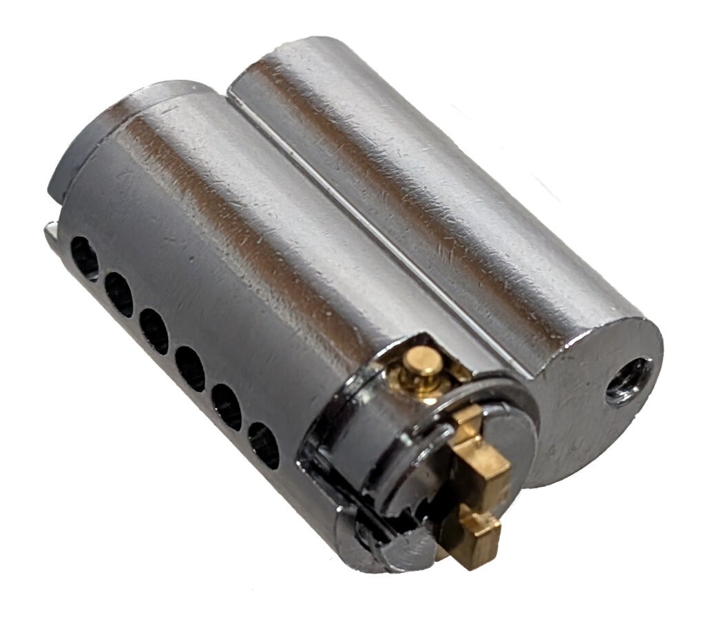 ABUS 888 S2 Cylinder for 83 Series Padlocks Chrome Plated- Zero Bitted