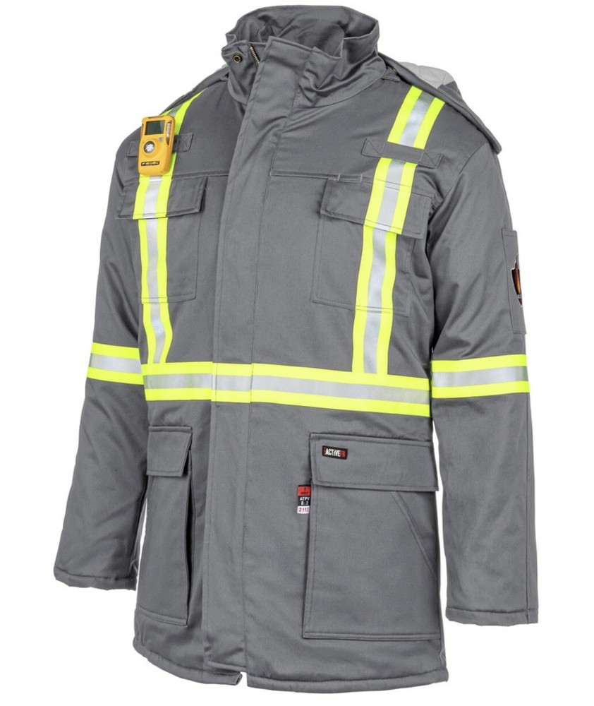 Proactive FR Flame Resistant Hi Vis Insulated Parka Jacket (MEDIUM) SHIPS TODAY