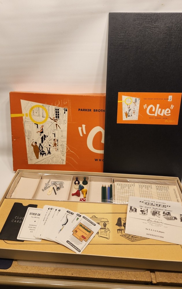 CLUE by Parker Brothers 1956
