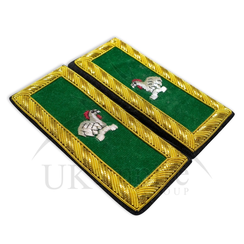 Masonic Knight Templar Captain General Shoulder Boards – Hand EMB Large