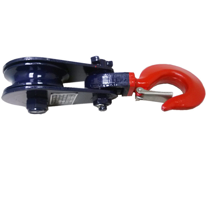 Snatch Block with a Hook for 4 tons