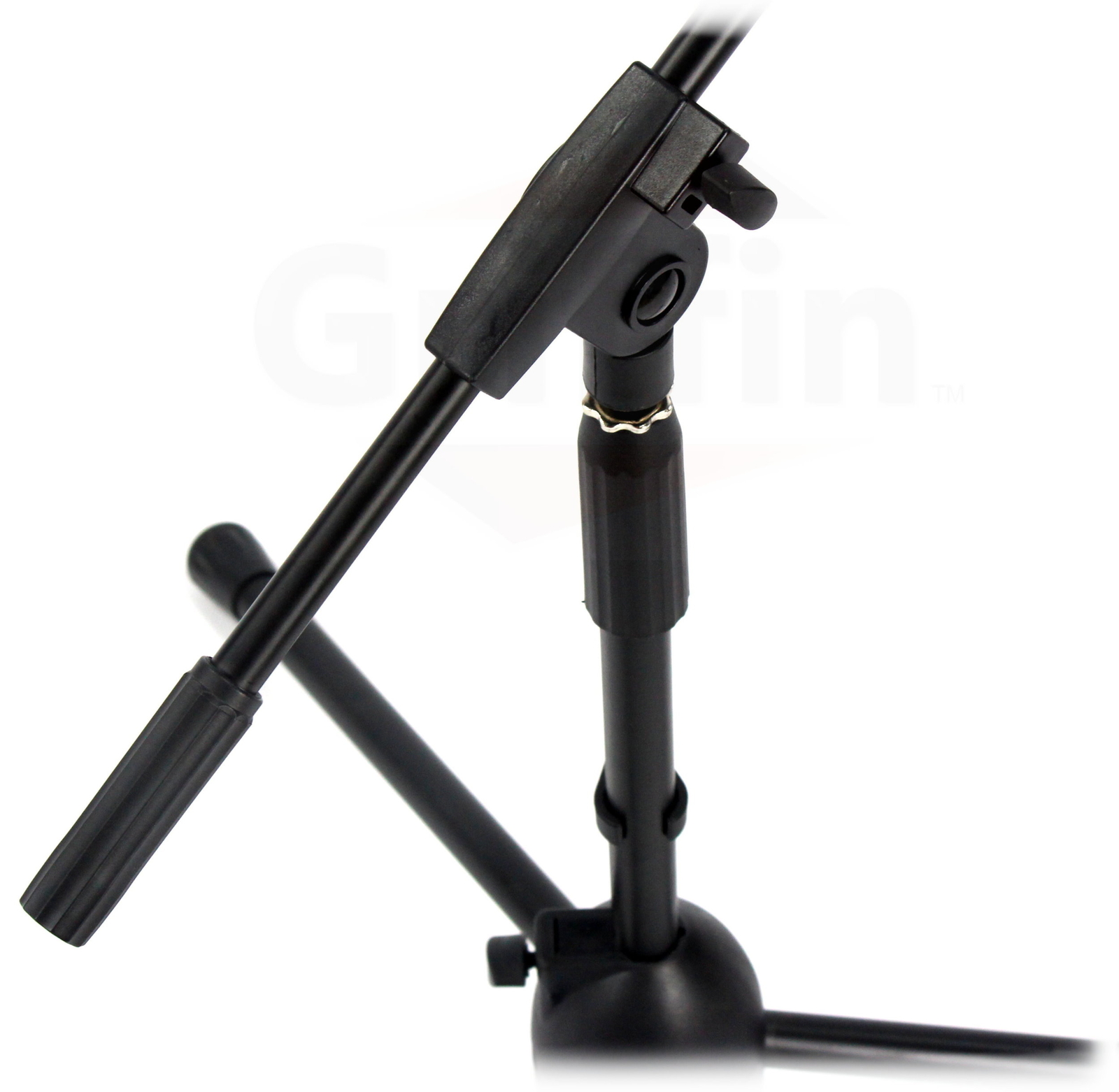 GRIFFIN Short Microphone Boom Stand | Small Low Mic Holder Guitar Amp Mount Drum