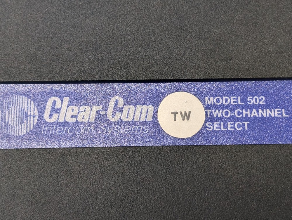 Clear-Com Intercom Beltpack & Headset System - 9x TW502 TWC-10A PL Pro MS-232