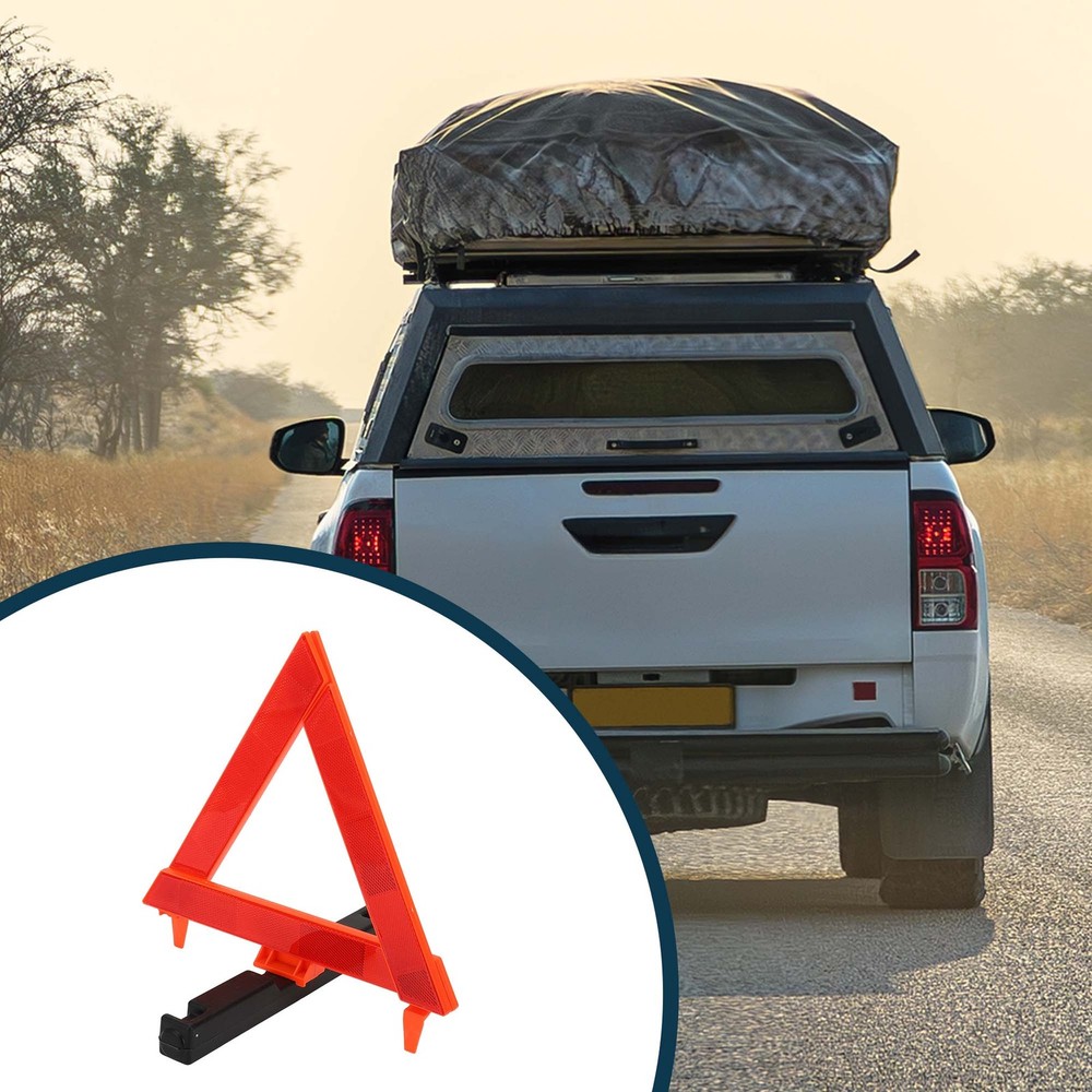 Universal Car Safety Warning Triangle Warning Triangle Replacement Red Black