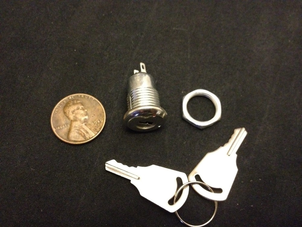 2x 2pcs ALL METAL Key Switch OFF ON Lock toggle lock security electronic b10