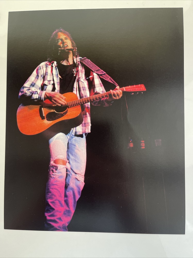 1992 Neil Young Five Collector Prints One Personally Signed The Bridge School