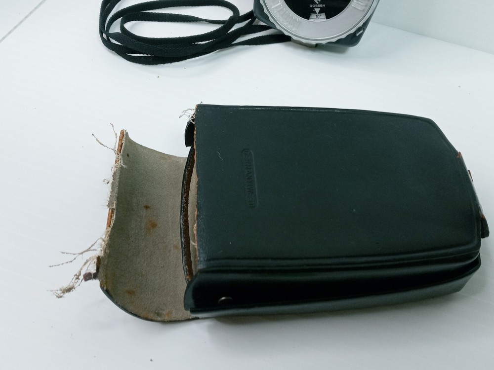 Gossen Polysix Electronic Light Exposure Meter & Case West Germany Working
