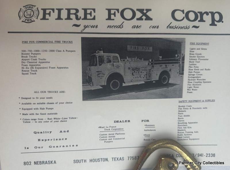 1975 Texas State Firemen Fire Marshall Firefighter Convention Houston Program