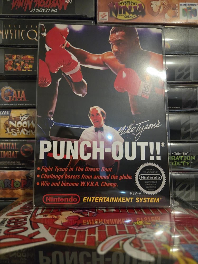 Mike Tyson's Punch-Out!! - Replacement Box READ DESCRIPTION