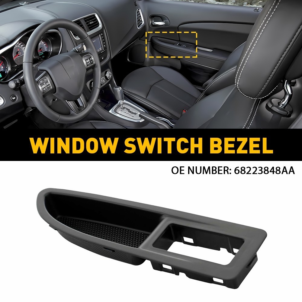 Window Switch Bezel Panel For 2011-2014 Dodge Avenger Chrysler 200 68223848AA US