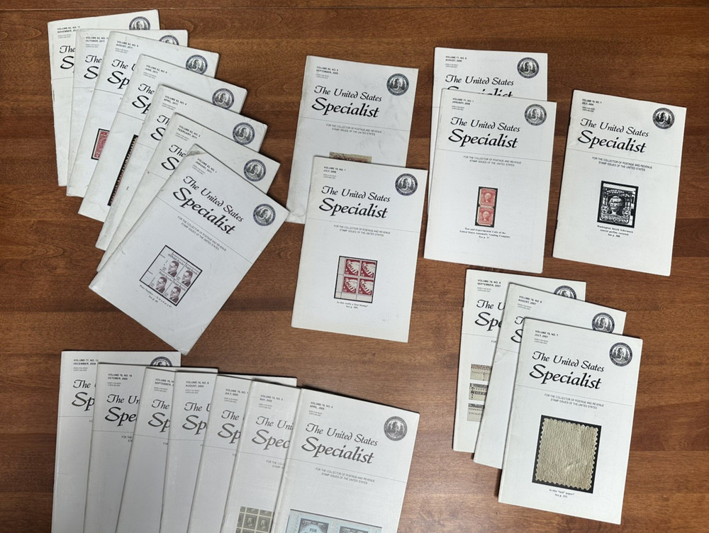 The United States Specialist Journal 2011-2004 (partial issues) US Stamp Society