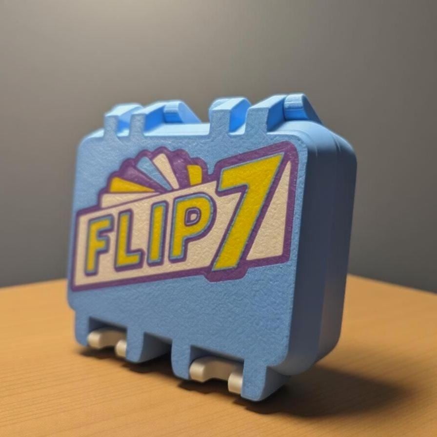 Flip 7 Game 3D Printed Storage Box
