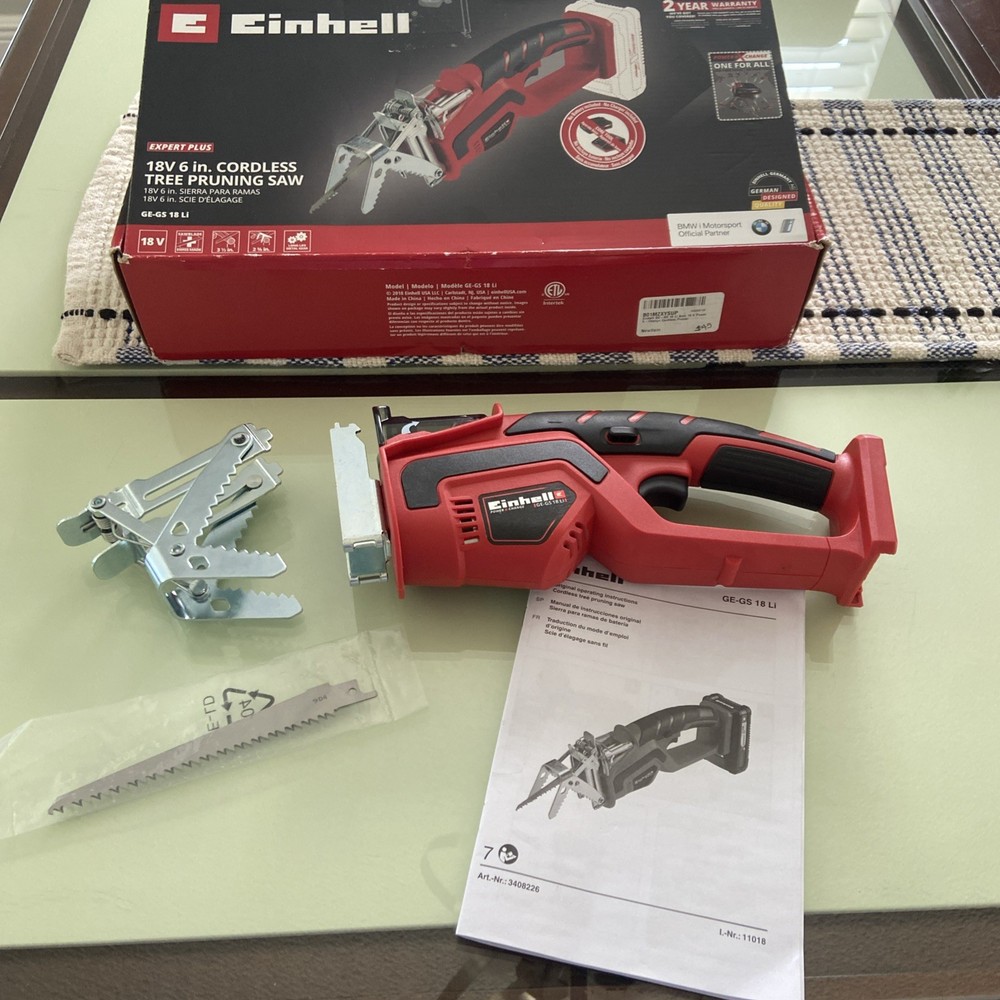 Einhell 18v 6in. Cordless Tree Pruning Saw Tool Only