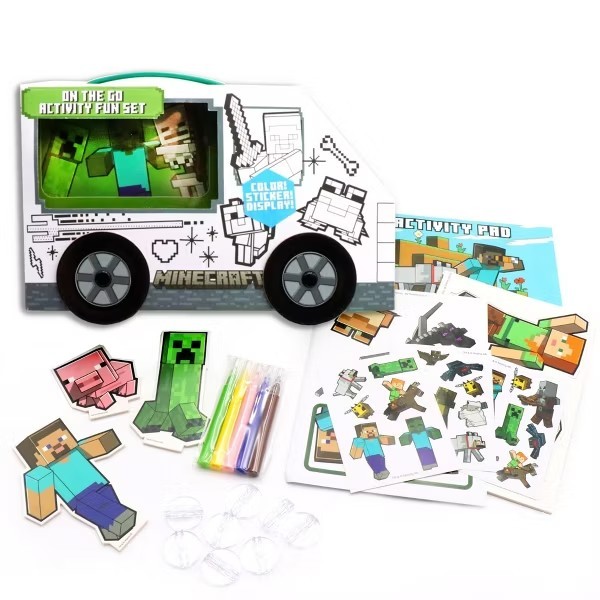 Hot Wheels Interactive Coloring Minecraft New