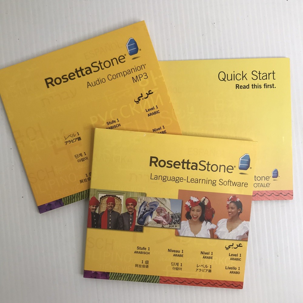 Rosetta Stone 2012 Arabic Level 1 Learning Software & Audio Companion MP3