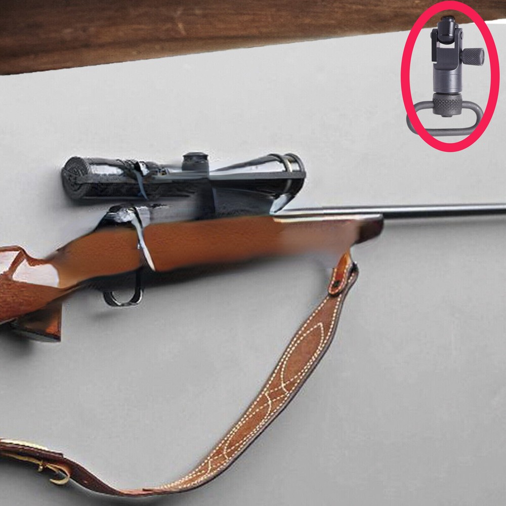 Multi-function QD Adapter Stud Base To Sling Swivel Black Anodized