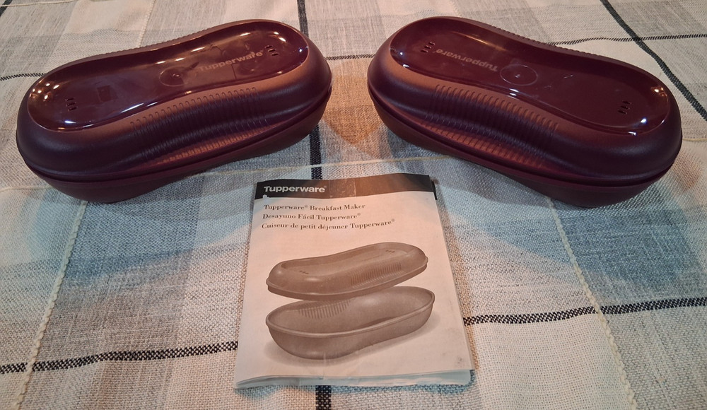 Tupperware Microwave Breakfast Maker Set-NEW