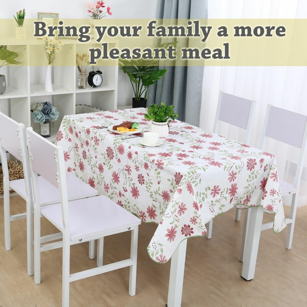 Vinyl Plastic Pattern Printing Water Oil Table Cover Rectangle 41"x60"